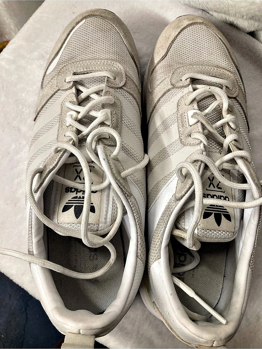 adidas ZX 750 Sneakers White Gray US 7.5